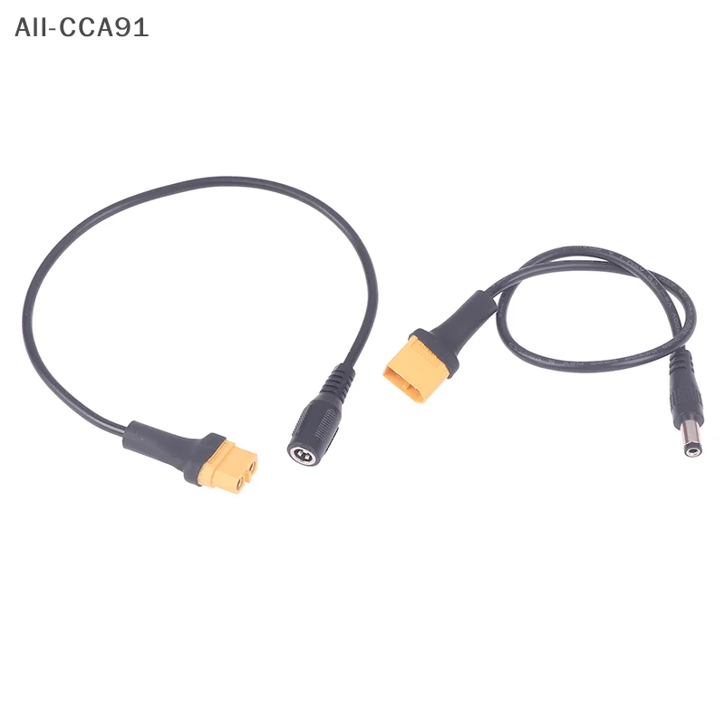 

CCA91-1Pc For RC Car Toy Battery Charger Practical XT60 Female Plug to DC 5.5*2.1mm Connector Adapter Cable Silicone Wire
