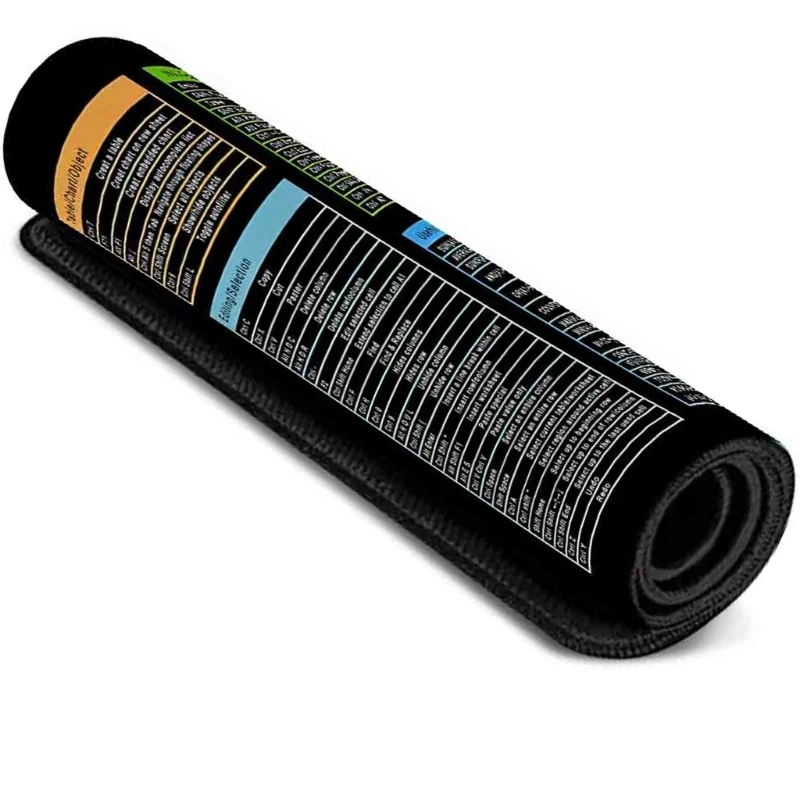 400 × 900 × 3 مم و Word Cheats لوحات المفاتيح لوحات الماوس لكفاءة المكتب وراحة الألعاب مع قاعدة غير