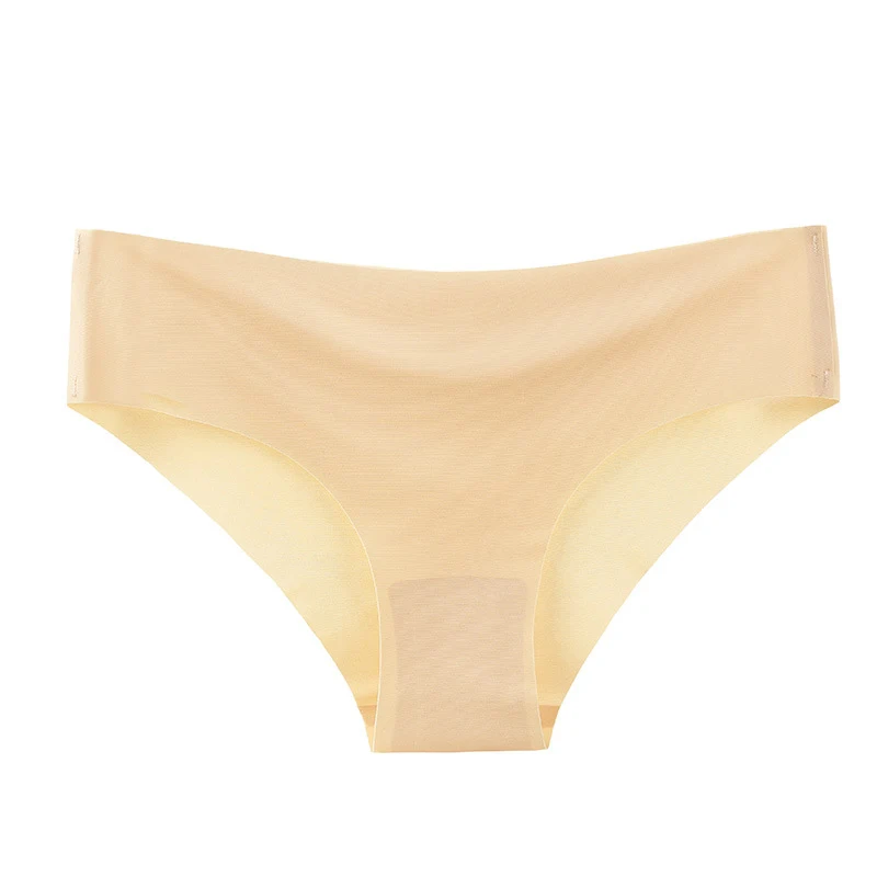 4 قطع سراويل داخلية نسائية بدون خياطة، ملابس داخلية مثيرة شبه الورك قابلة للتنفس منخفضة الخصر للنساء