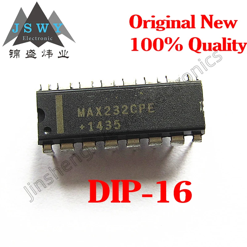 1~10PCS MAX232CPE MAX232EPE MAX202CPE MAX202EPE MAX3232CPE MAX3232EPE MAX232EEPE MAX232ECPE Direct DIP-16 Chip IC 100% Brand New