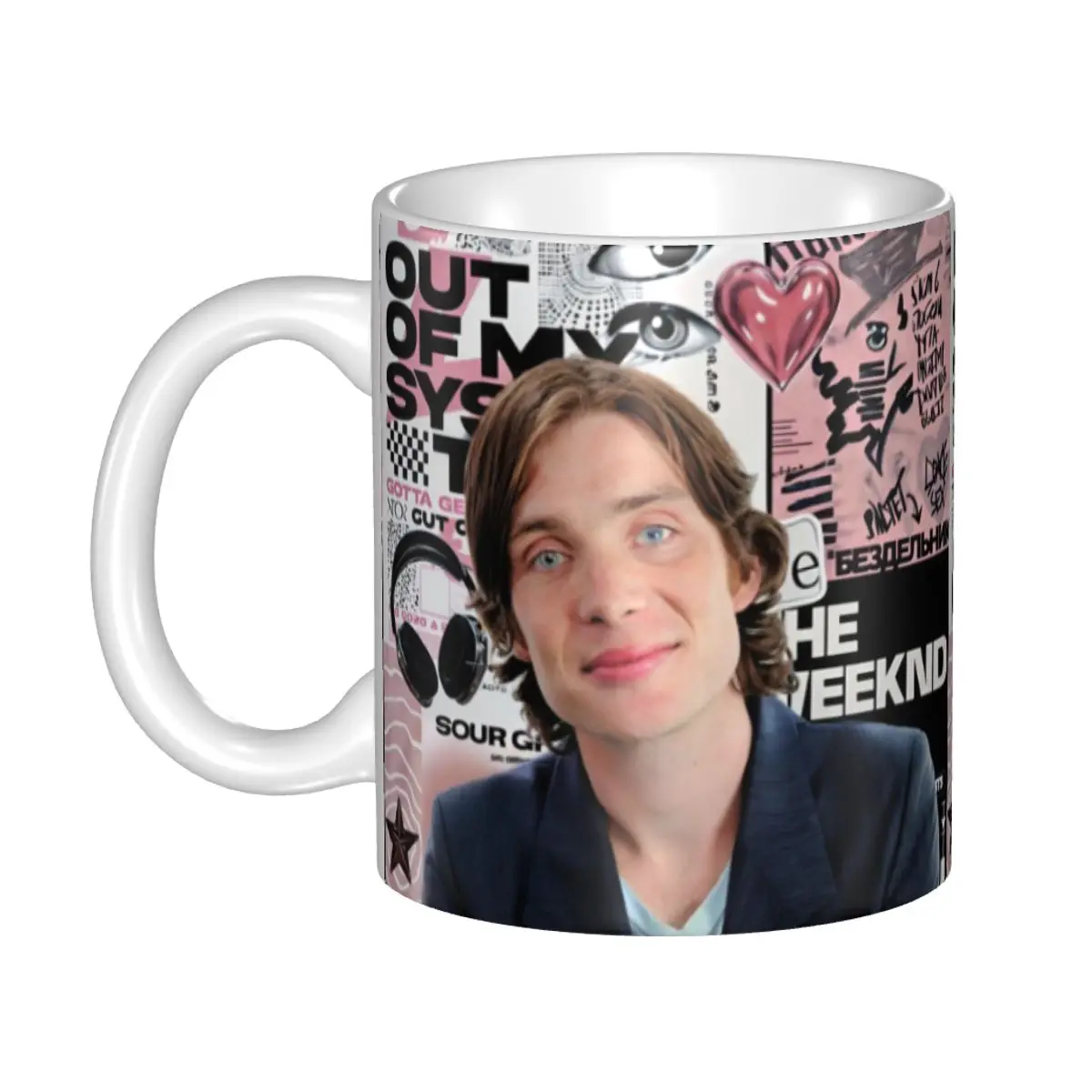 Cillian Murphy Ceramic Magic Cups 350ml Milk Tea Coffee Mugs Best Birthday Gifts for Children Friends