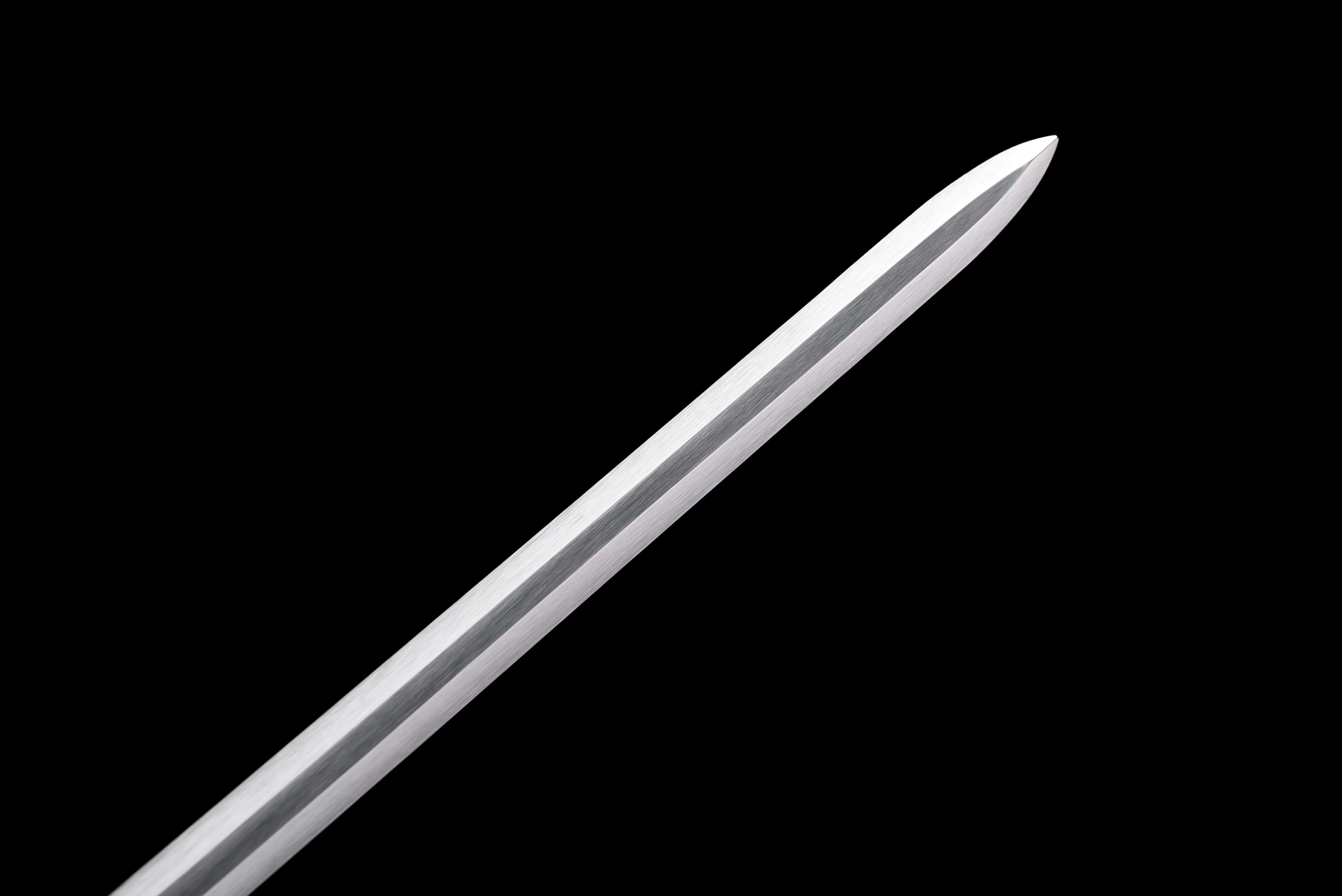 سيف الموظفين الذهبي في العصور الوسطى 95 سم، سيف الساموراي الياباني، فولاذ زنبركي كاتانا، تحضير القتال، أسلحة حادة، تدريب النينجا