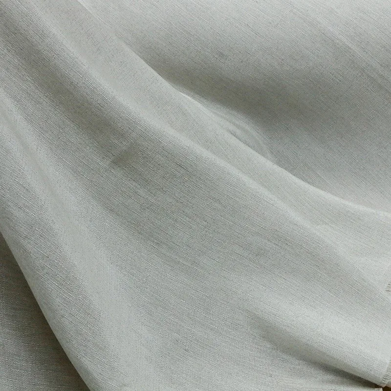 Heavy silk raindrop linen fabric shirts robes skirts pants and clothing thick