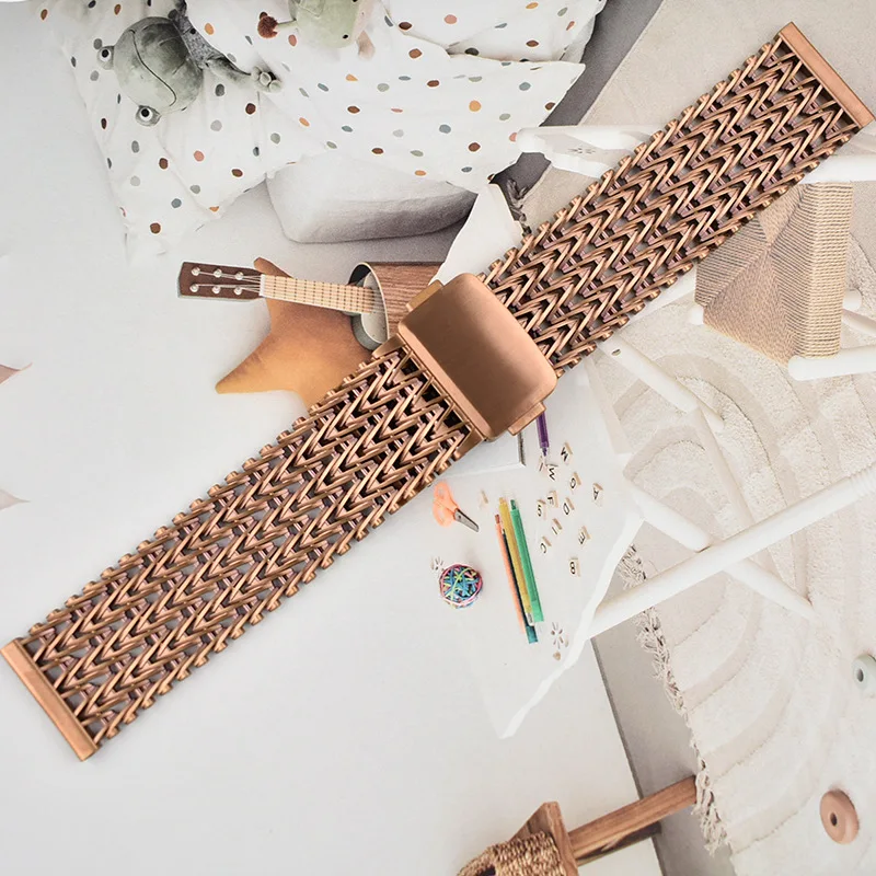 삼성 갤럭시 워치 8/8 클래식 46mm 40 44mm 메탈 시계줄, 삼성 갤럭시 워치 울트라 2025 47mm용 마그네틱 메쉬 루프