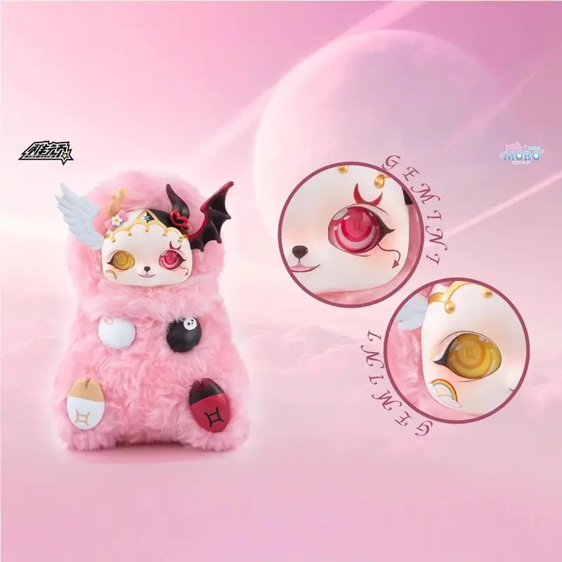 Mobo Star Passionate Heart Series صندوق أعمى دمية قطيفة عصرية من الفينيل لعبة ناعمة قابلة للجمع لديكور سطح المكتب هدية للفتيات