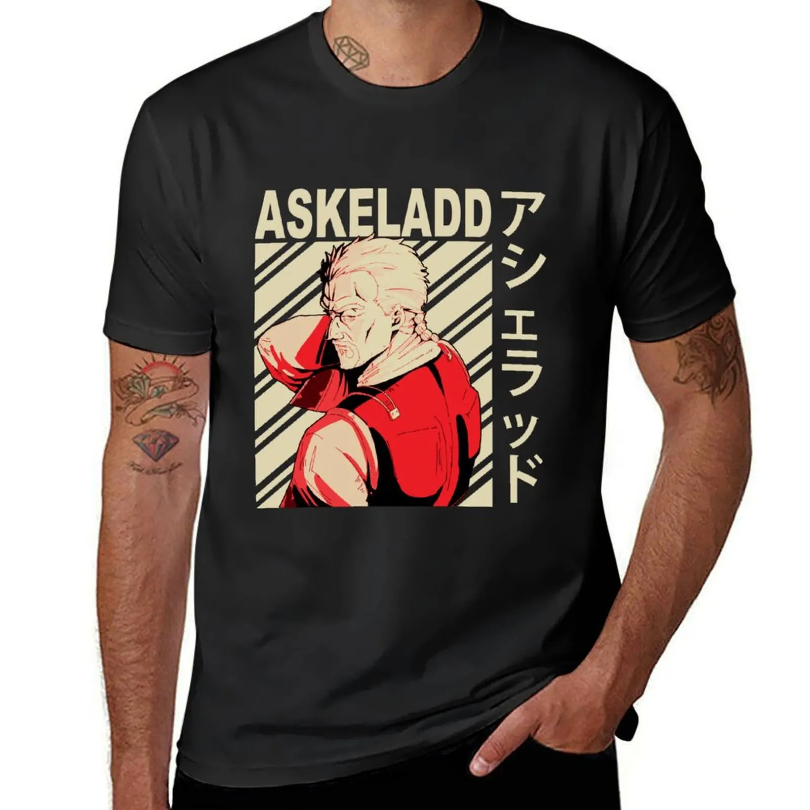 

Askeladd - Vintage Art T-Shirt boys animal print animal prinfor boys Short sleeve tee Men's clothing