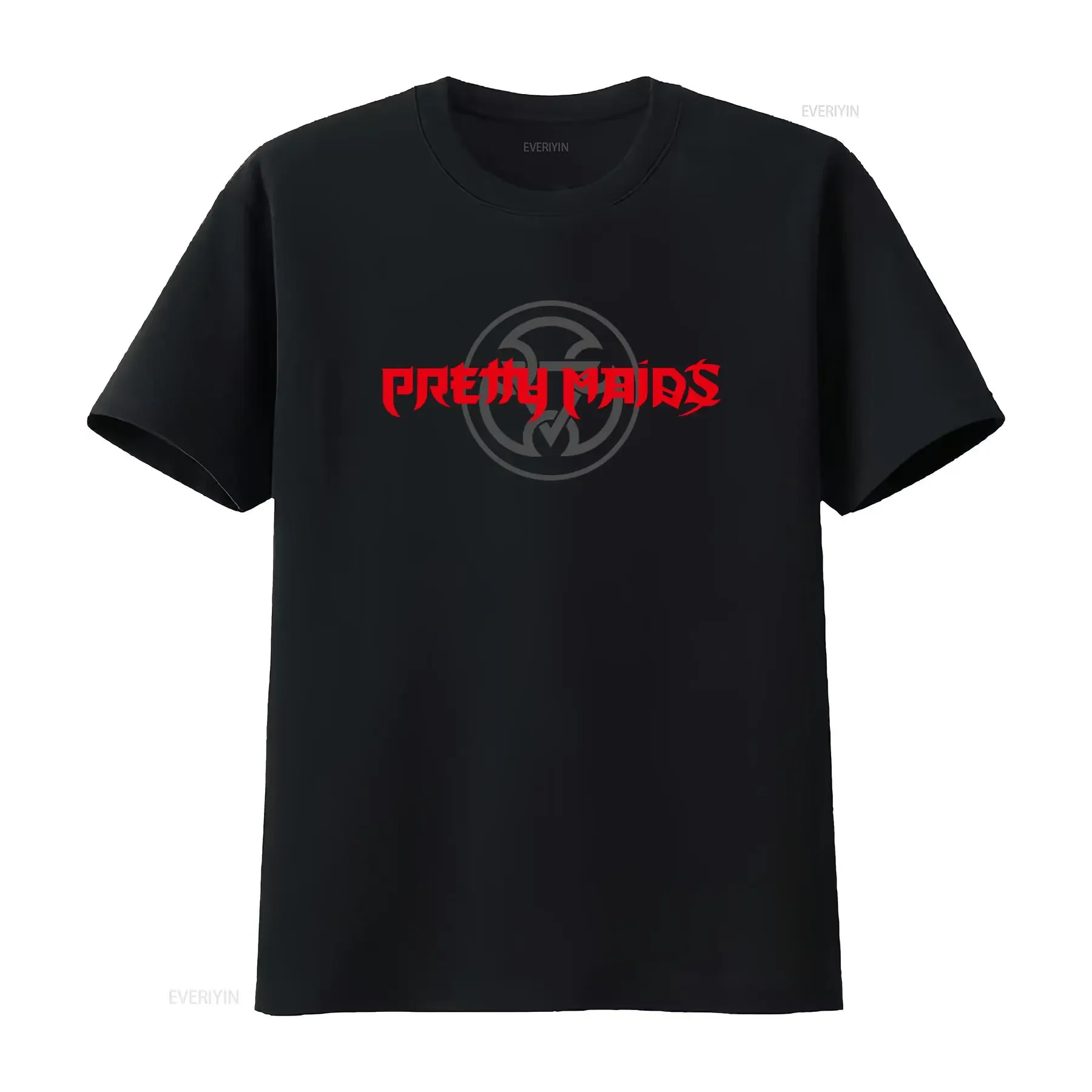 Pretty Maids Heavy Metal Band T Shirt for Men in Various Sizes vintage Washed Breathable Slightly homme Soft designer clothes