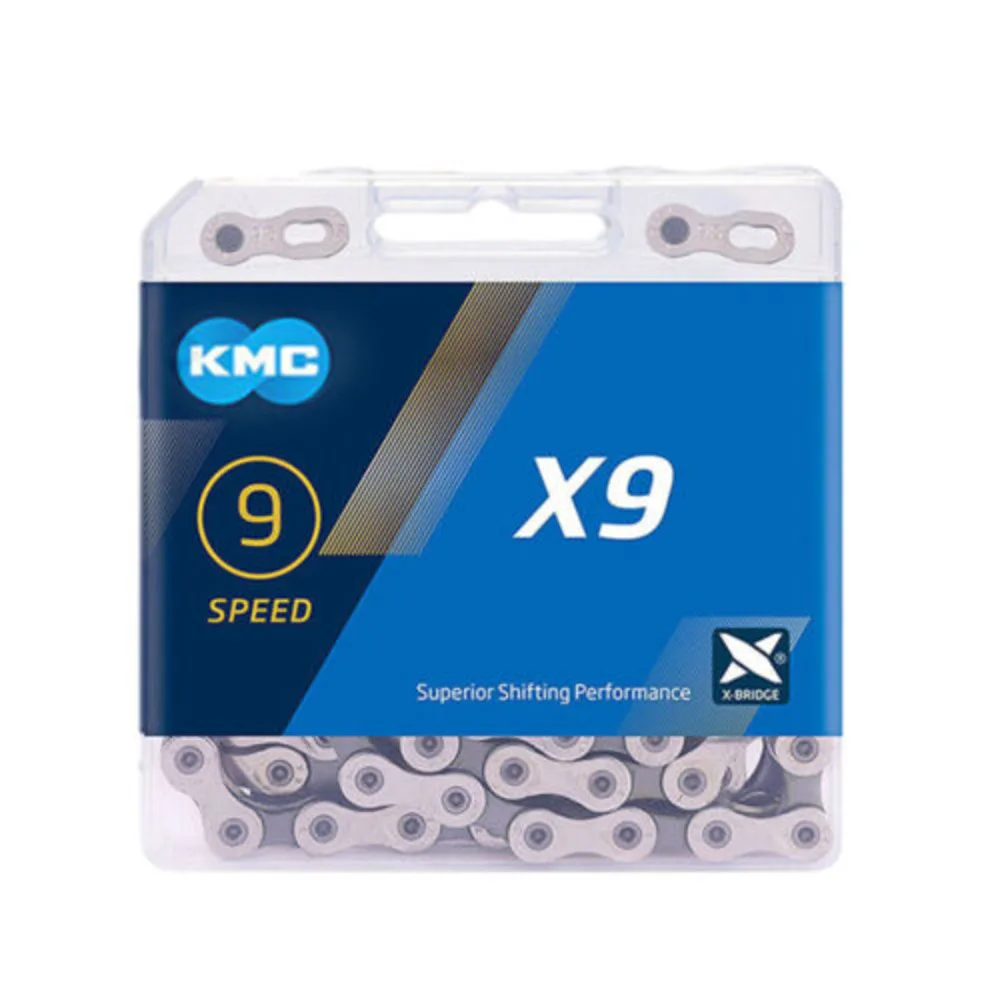 KMC 9 Speed Chain X9 Sier 116 K Stretch-Proof MTB Bicycle Road Univesal~