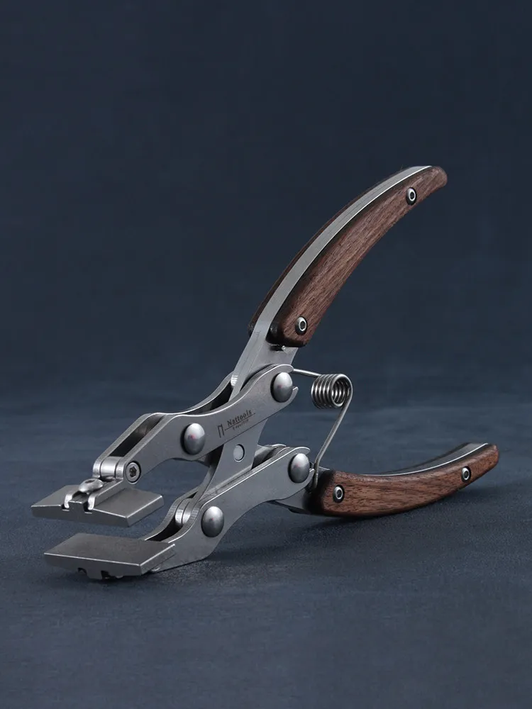 Second Generation  38mm Flat-Nose Pliers, Parallel Pliers, Handmade DIY Leatherworking Pliers