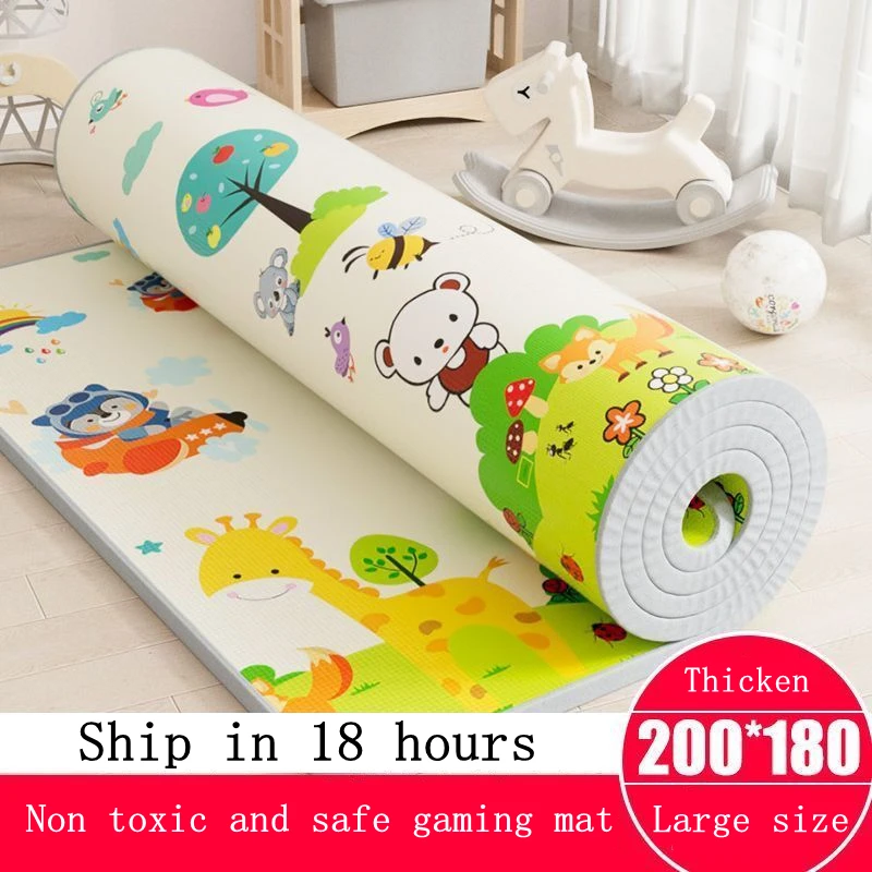 

High Quality EPE Environmentally Friendly Thicken Baby Crawling Play Mats Folding Mat Carpet Play Mat for Children's Safety Rugs