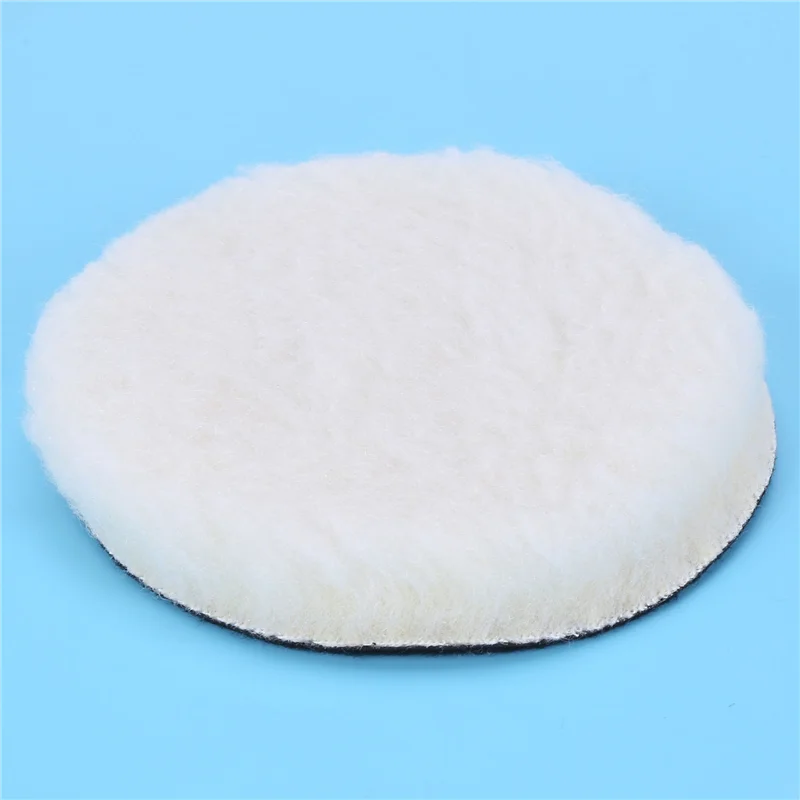 

【Rushed】100 Pcs 125 Mm Car Polishing Pad 5 Inch Inch Polish Waxing Pads Wool Polisher Bonnet Car Paint Care Wool Polishing Pad