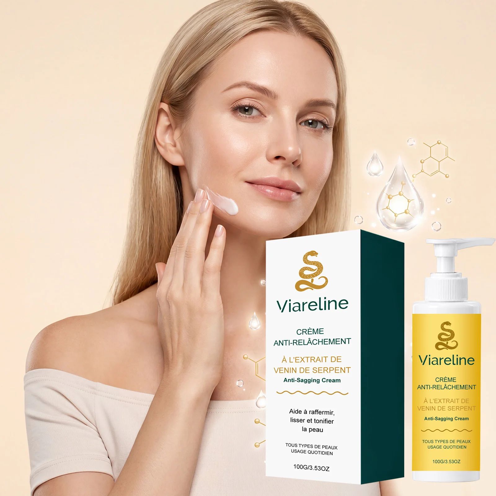 Body Anti-Sagging Cream Gentle and Fragrant, Delicate and Smooth, Body Skin Brightening, Locking Water and Homogenizing Skin