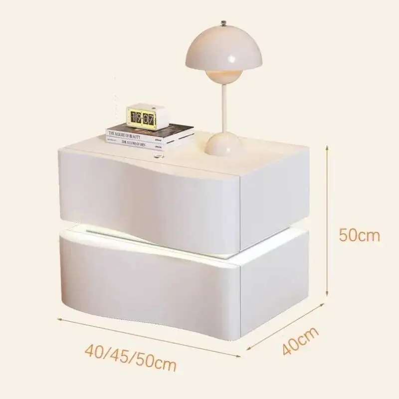 Cama pequena mesa lateral mesas de cabeceira designer armário armazenamento noite sala estar quarto design nachttisch mesa madeira