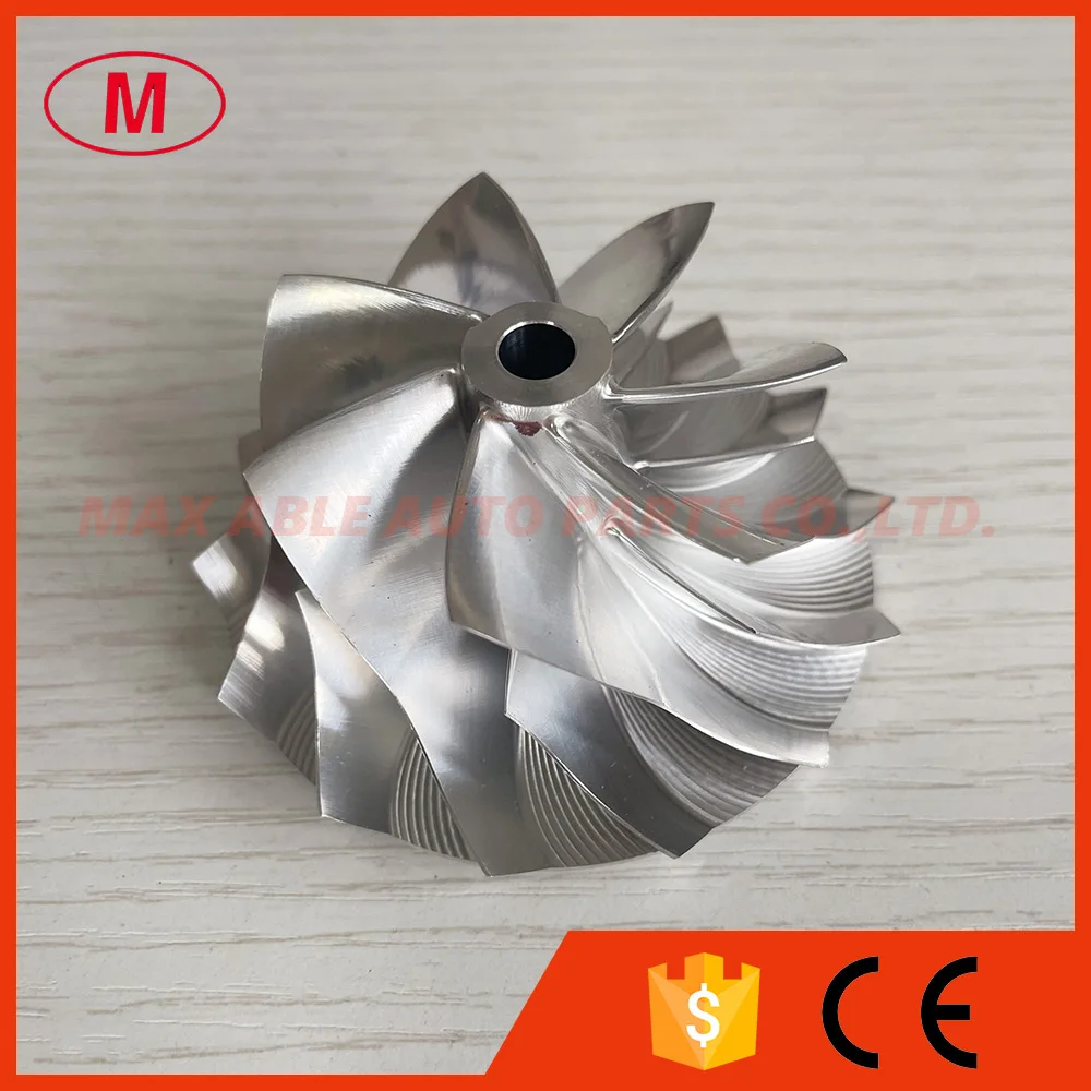 TD05H 20G 49179-43400 52.56/68.01mm 7+7 blades high performance LEP style turbo milling/aluminum 2618/billet compressor wheel