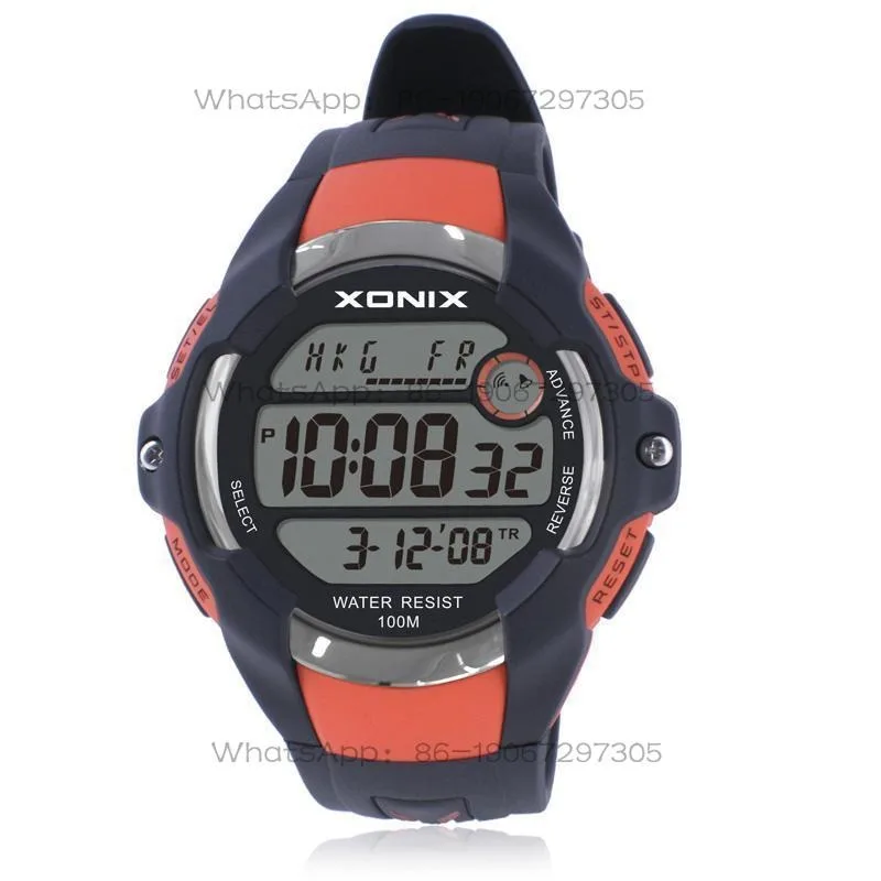 

Precision Fashion Digital Display Outdoor Sports LED Waterproof Swimming Alarm Clock Time Men's Boys Watch
