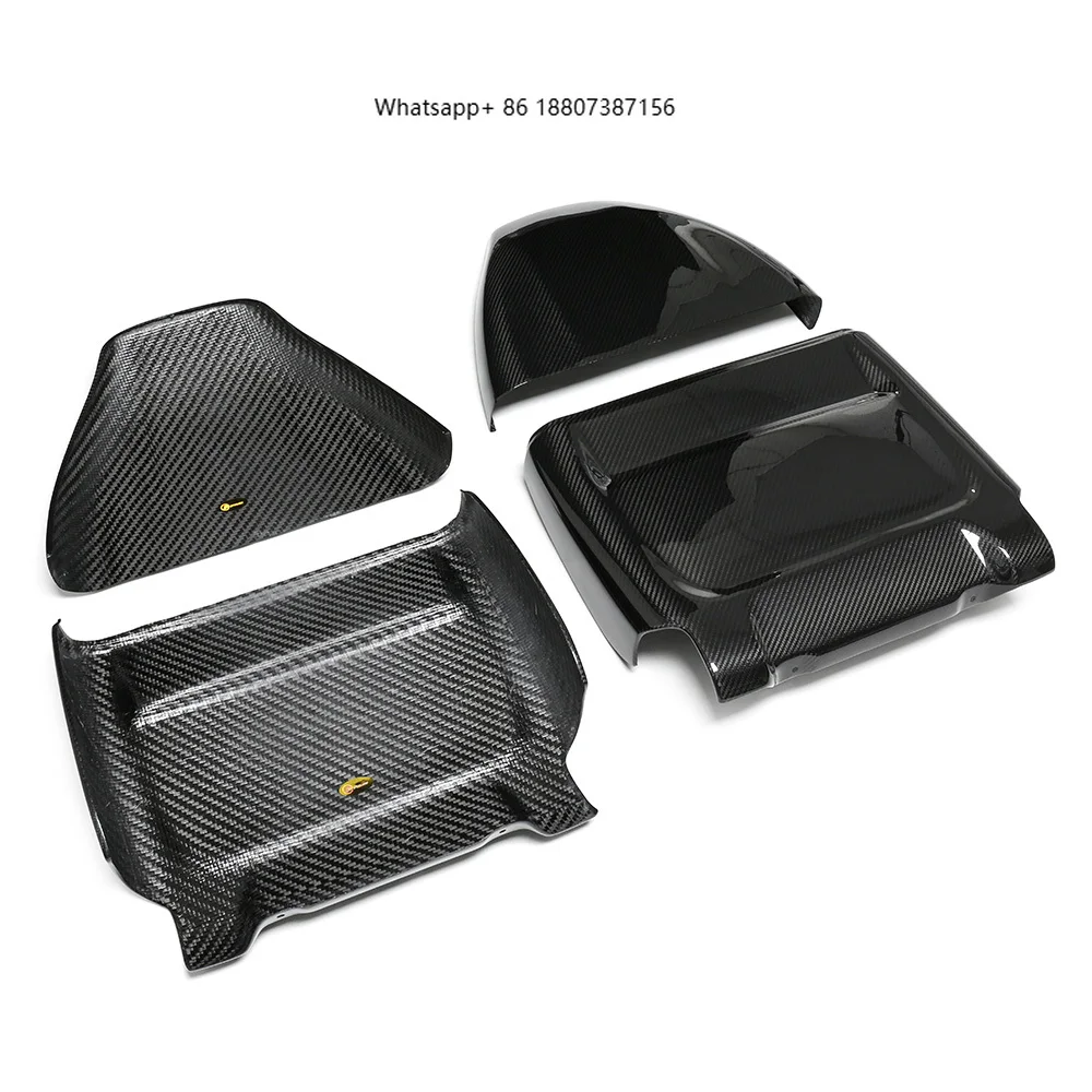 

High Quality Dry Carbon Seat cover for F90 M5 F95 X5M F96 X6M dry carbon fiber Seat Back Sticker Interior Perfect Fitment