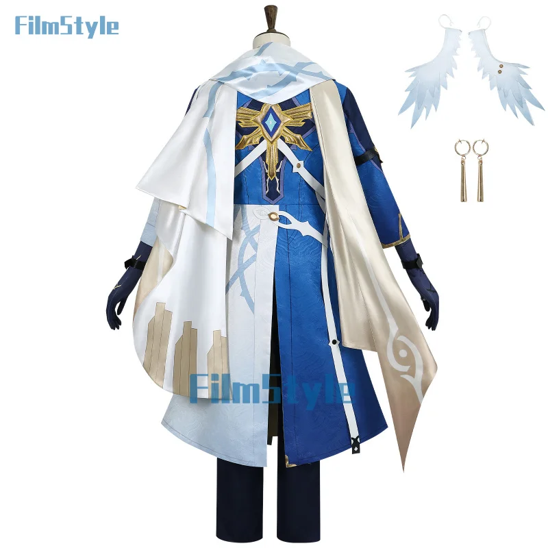 FilmStyle Honkai Star Rail Sunday Cosplay Costume New Skins Uniform Headwear Earrings Rings Halloween Party for Women Men Props