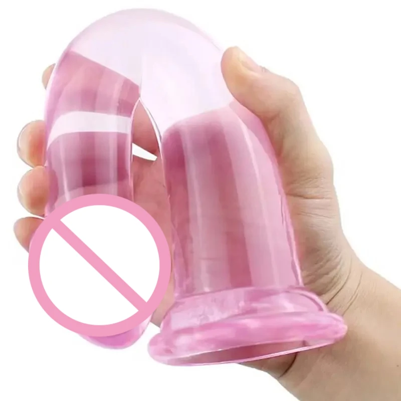 Pink Soft Dildo with Suction Cup Erotic Adult Gay Sex Toys Anal Plugs for Woman Penis Products Adult Toy Gode Masturbation 18+