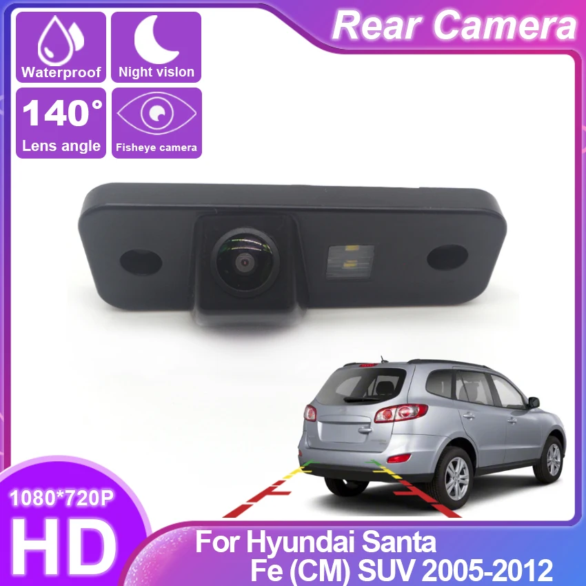 

CCD HD Fisheye Rear View Camera For Hyundai Santa Fe (CM) SUV 2005 2006 2007 2008 2009 2010 2011 2012 Car Reverse Monitor