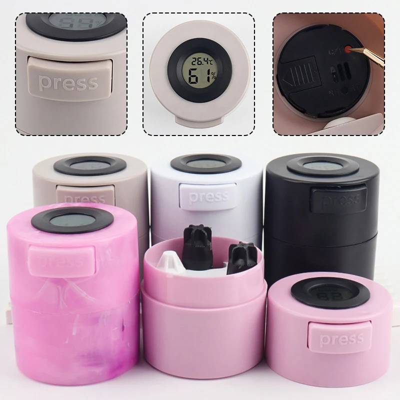 속눈썹 접착제 보관 탱크 컨테이너, 개별 접목 속눈썹 접착제 스탠드 보관 항아리, 속눈썹 익스텐션 메이크업 도구