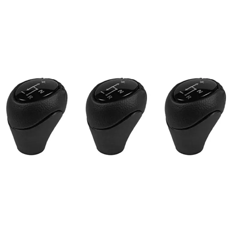 

Prominent 3X Leather Automatic Gear Shift Knob Lever Shifter For Mercedes Benz Smart Fortwo Roadster 450 451 Brabus Fortwo