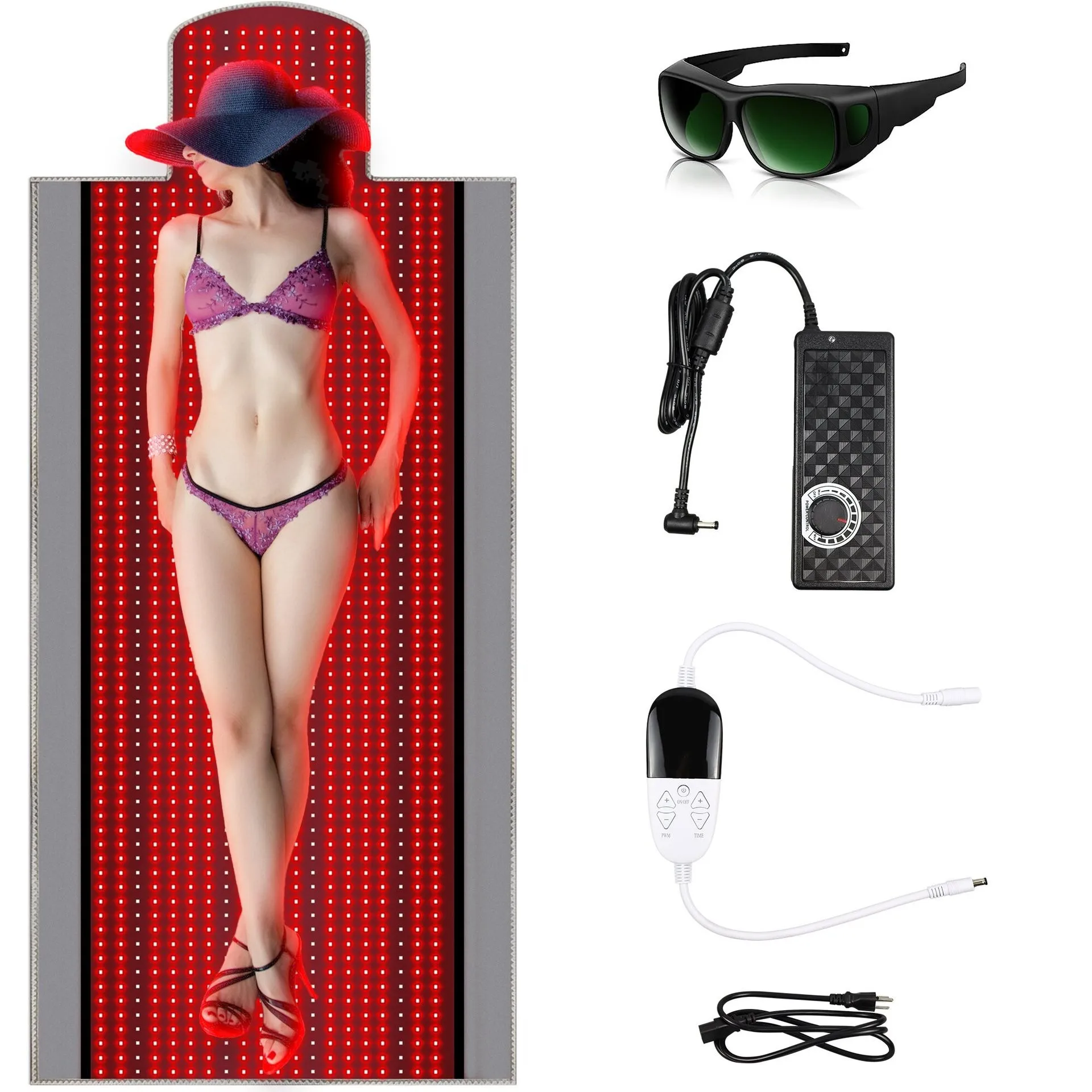 

Red light therapy pad slimming beauty fatigue household infrared therapy blanket LED heating