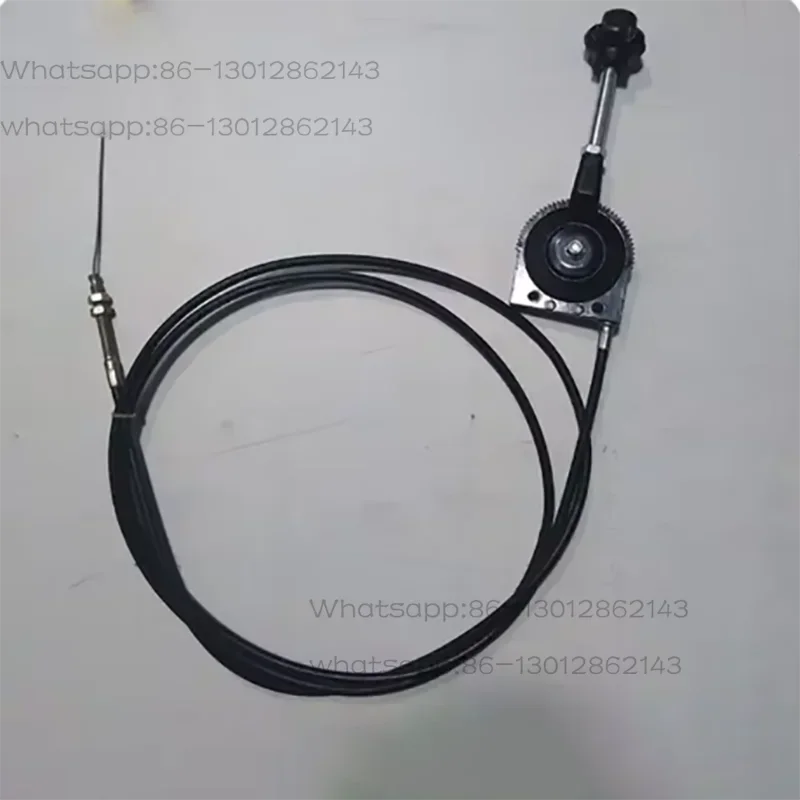 Hand Throttle Control for Excavator Harvester Tractor Ship Manure Spreader Throttle Cable Assembly Self-locking Controller