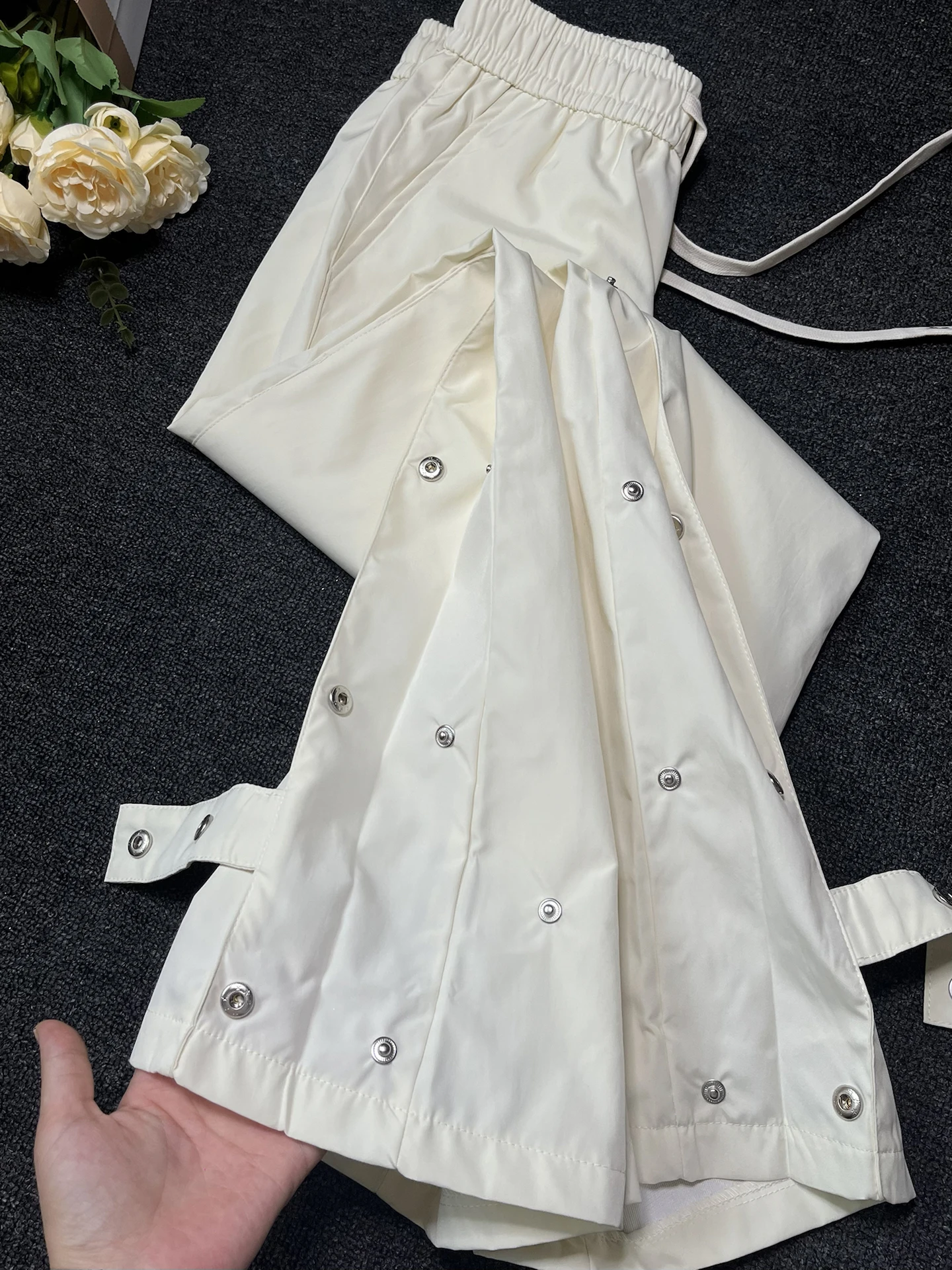 

Qui Dry Men's Outdoor Hiking Pants Soft ell Waterproof American Functional Sle Khaki Button Straight Leg Mountain Pants