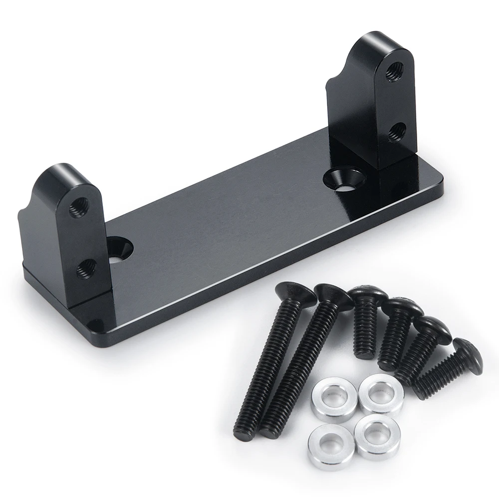 YEAHRUN Metal Alloy Servo Mount Fixed Bracket Plate for Tamiya 1/10 Clod buster 4x4x4 Monster Truck Model Upgrade Parts