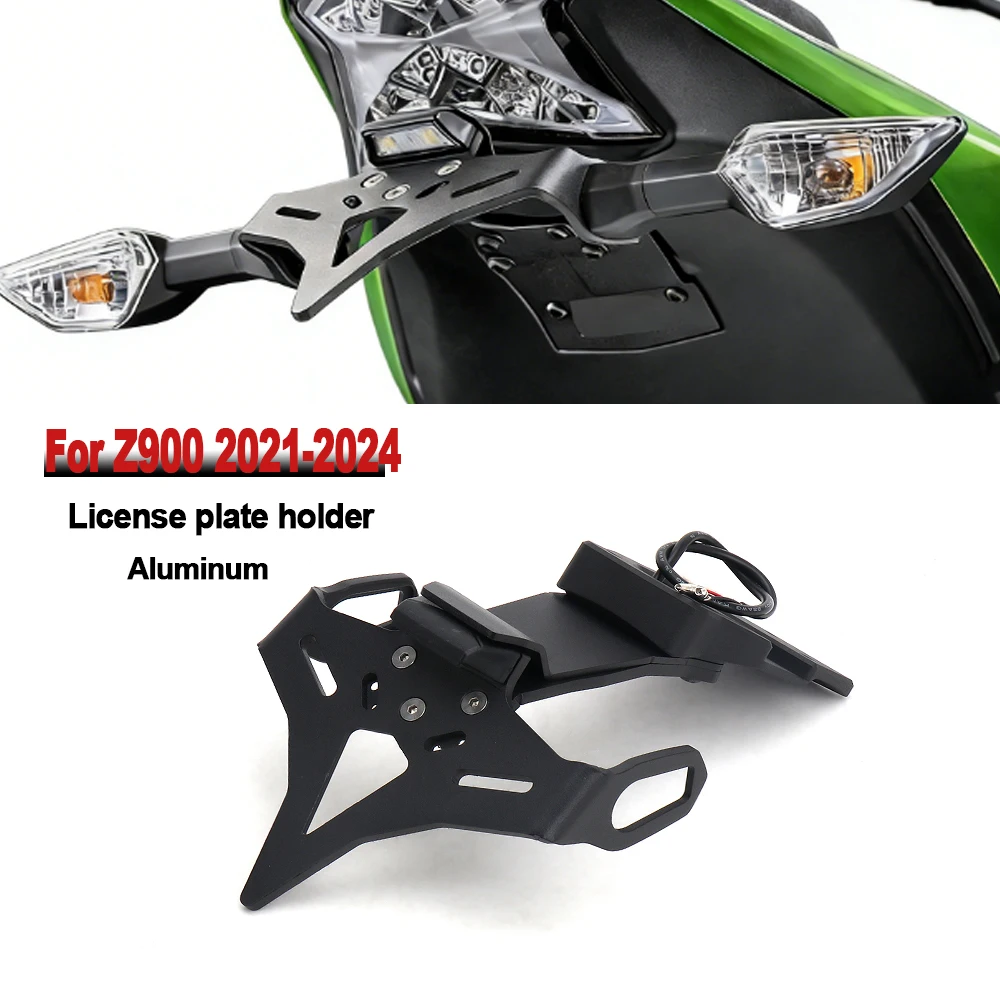 

Motorcycle License Plate Holder Rear Tail Tidy Fender Eliminator Kit Bracket For Kawasaki Z900 Z 900 z900 2021- 2024