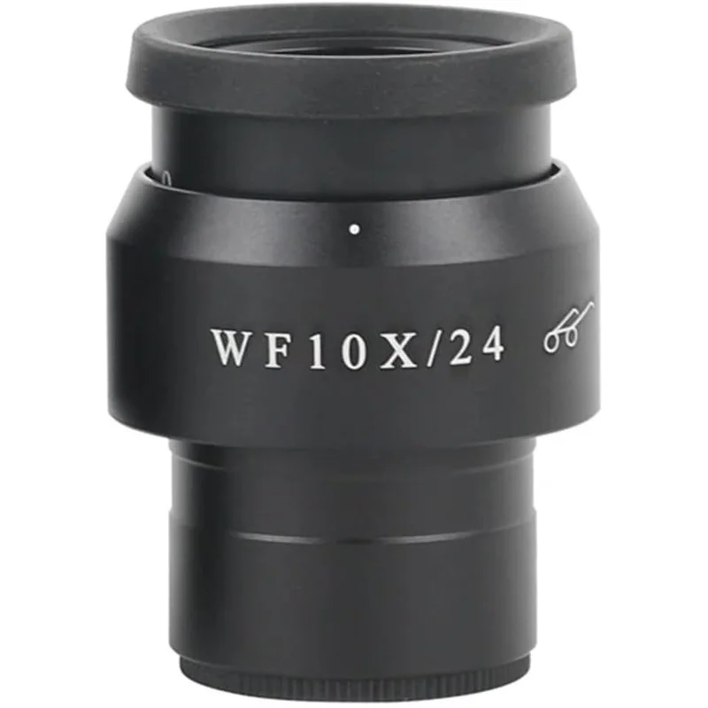 DT16 WF10X/24MM Microscope Eyepiece 30MM Wide Field Binocular Lens Diopter Adjustable for Stereo Microscope