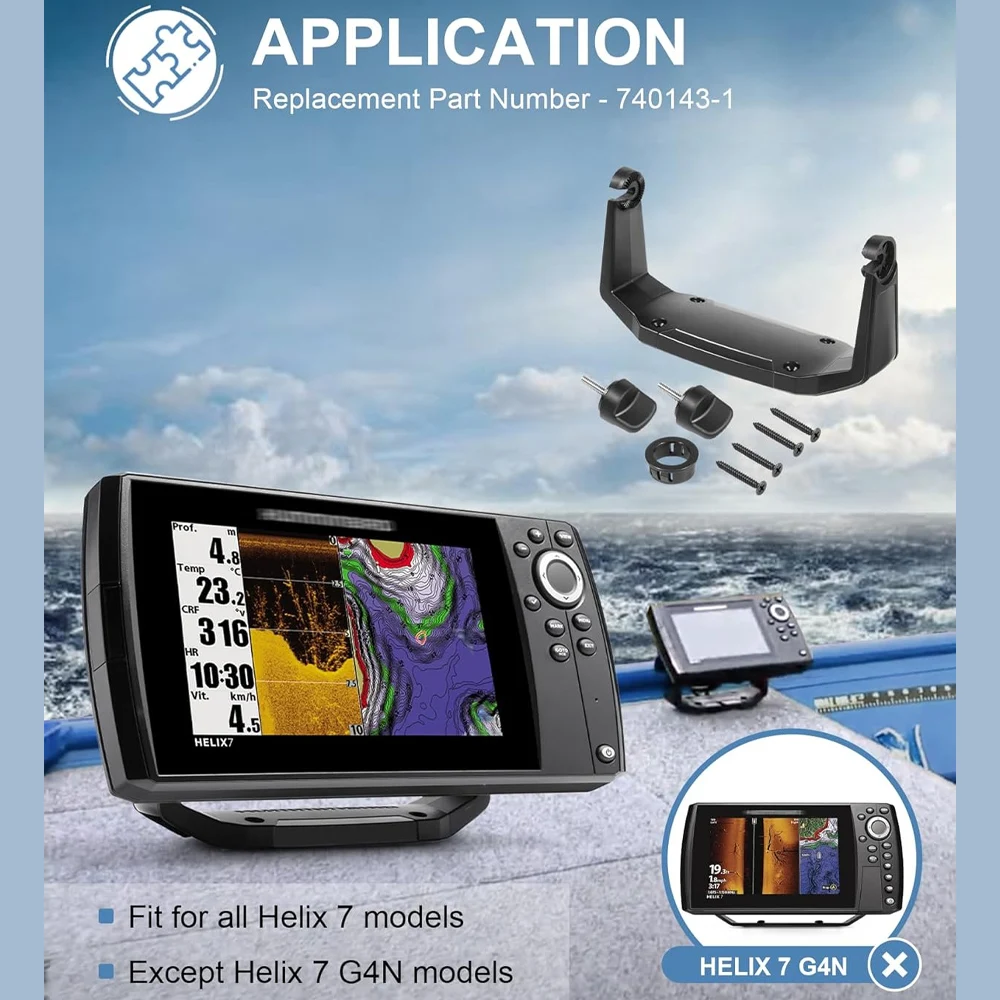 

740146-1 Gimbal Mount Kit Compatible with Humminbird Helix-7 Series Fish Finder All Models, Except Helix 7 G4N Models,for GM H7