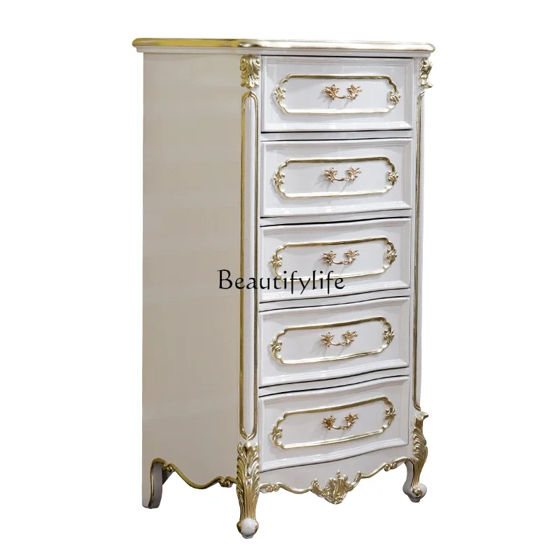 

yj19 European-style chest of drawers Household decorative chest of drawers White bedroom storage cabinet