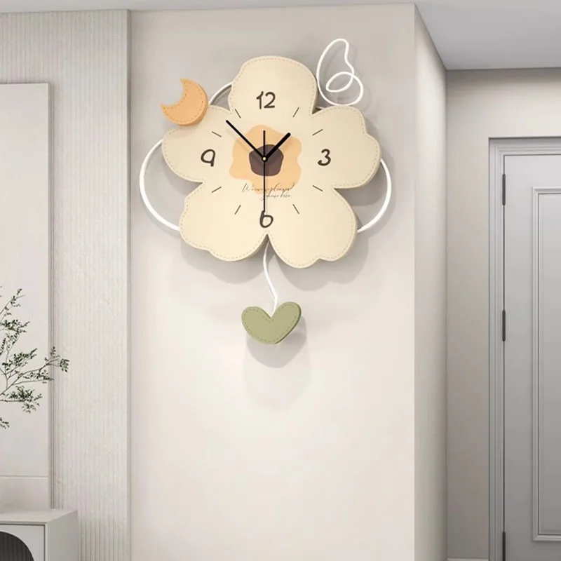 Hanging Light Wall Clock Design Battery Quiet Plastics Minimalist Wall Clock Bedroom Luxury Orologio Da Parete Home Decor