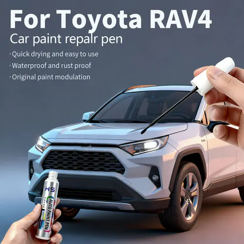 Imagen 1 del producto Pluma de reparación de pintura de coche, eliminador de arañazos, accesorios DIY para Toyota RAV4, negro, blanco, azul, bronce, rojo, plateado y gris