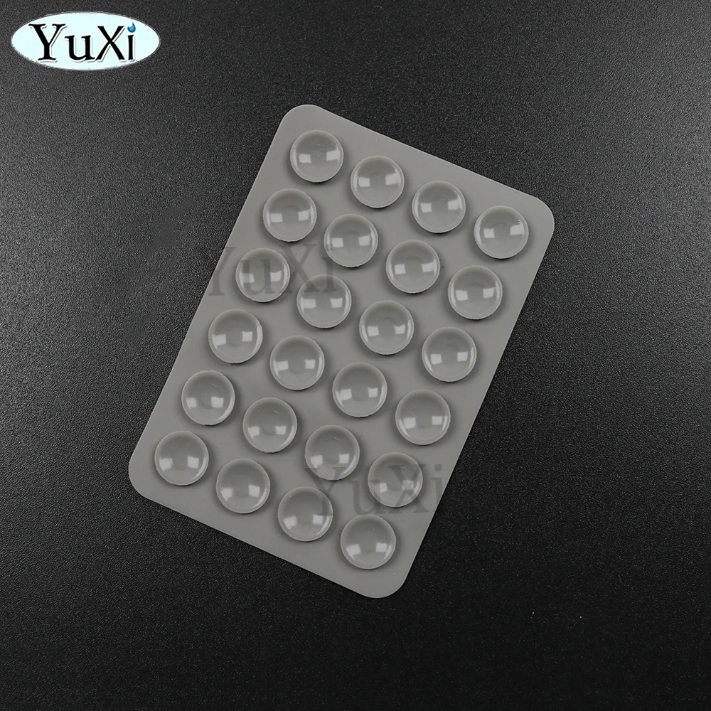 5Pcs Silikon Saug Telefon Halter Multifunktionale Saugnapf Matte Wand Stehen Anti-Slip Einseitige Fall Montieren Zurück Aufkleber