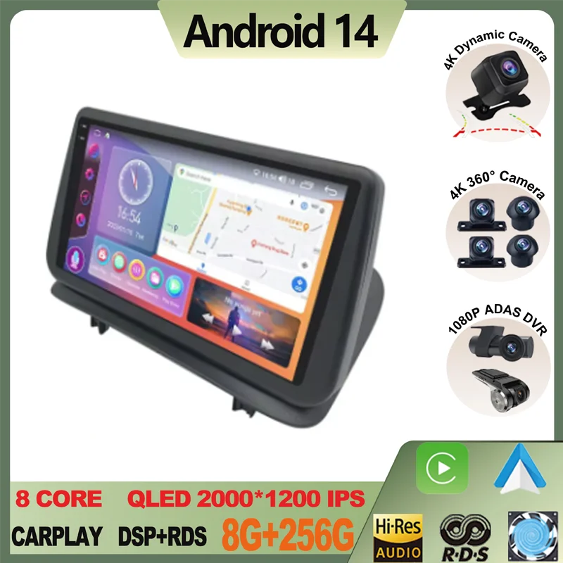 For Renault Clio 3 CLIO 2006 - 2019 4G Car Multimedia Wireless CarPlay Android 14 Auto Radio GPS 2din autoradio