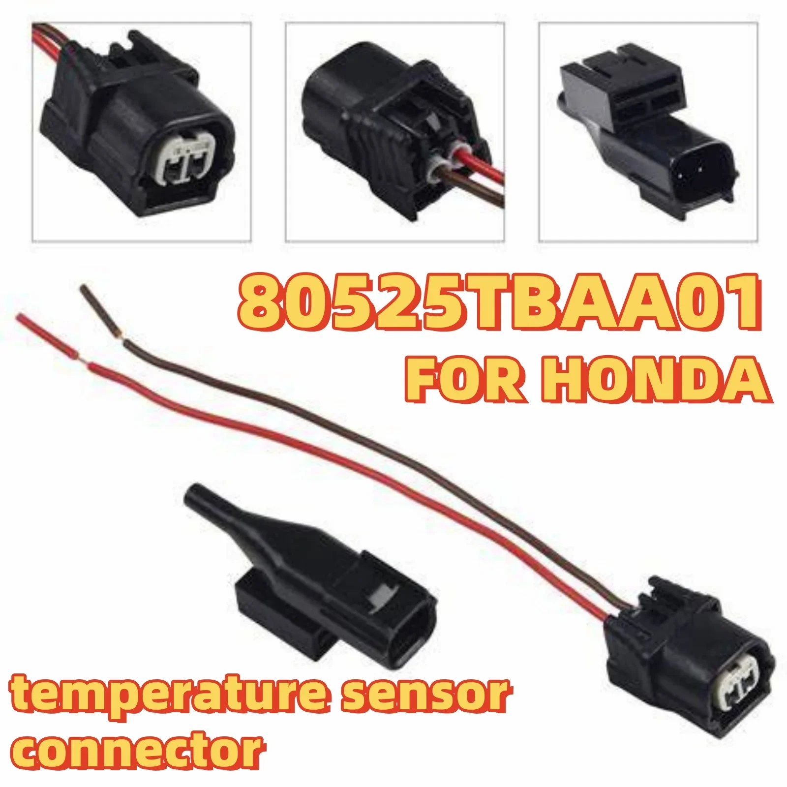 Car Temperature Sensor With Connector ​Outside Ambient Air Temperature Sensor 80525TBAA01 FOR HONDA Automobiles Sensors