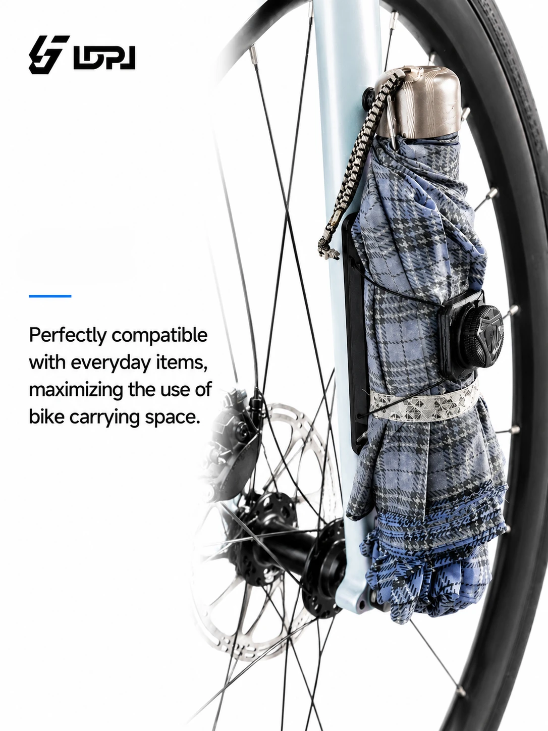 LDPJ-Getränkehalter mit Drehknopf zur Einstellung, feste Bohrlochposition, multifunktionaler Getränkehalter für Fahrräder, geeignet für die meisten Fahrradtypen. – Detail 8