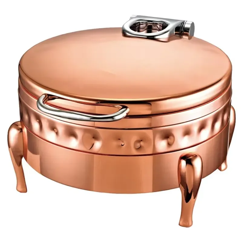 Luxury Hot Pot with Hydraulic Lid for Hotel Restaurant Use High Quality Chinese Manufacturer Supply Durable Dining Equipment