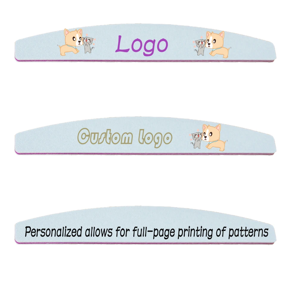 

1200 шт. персонализированные пилочки для ногтей, инструменты для ухода за ногтями, адрес для печати для продвижения и публики магазинов, подарок, индивидуальный логотип