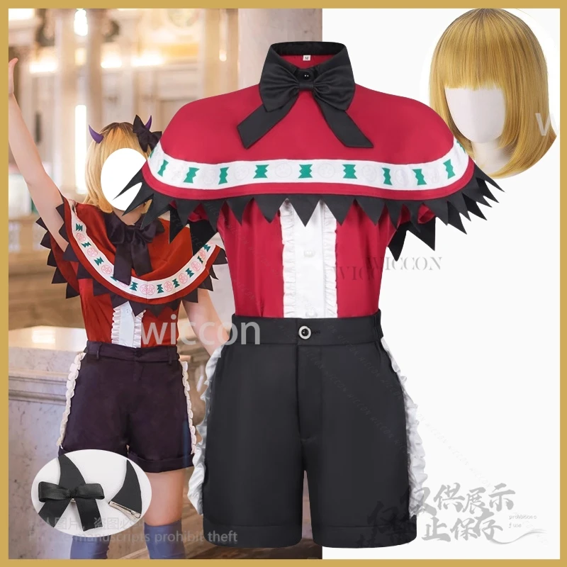 

Аниме Mem Cho Red Idol Stage Oshi No Ko Косплей Костюм Униформа Парики Для Девочек Женщин Хэллоуин Рождество Индивидуальные