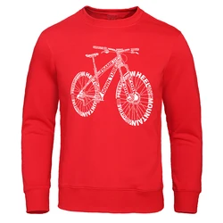 Mountain Bike Cycling Hooded Bicycle Amazing Sweatshirt Men Casual Oversized Clothing Crewneck Breathable Hoody Hip Hop Hoodie