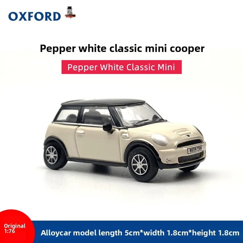 Diecast OXFORD 1:76 Scale British Mini BMW Alloy Car Model Collectible Toy Gift Souvenir Display Ornament