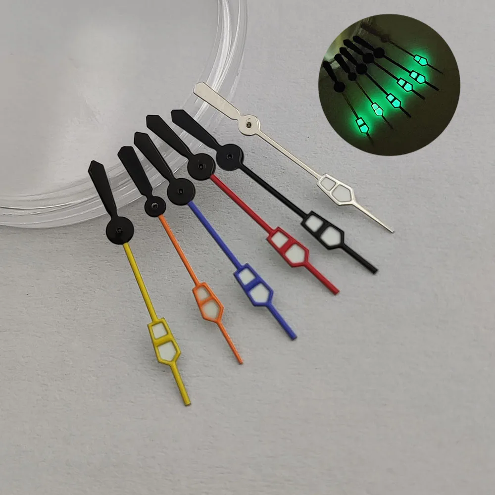 watch hands NH35 hands red watch accessories second hand green luminous hands Suitable for NH35 NH36 movement  watch pointer