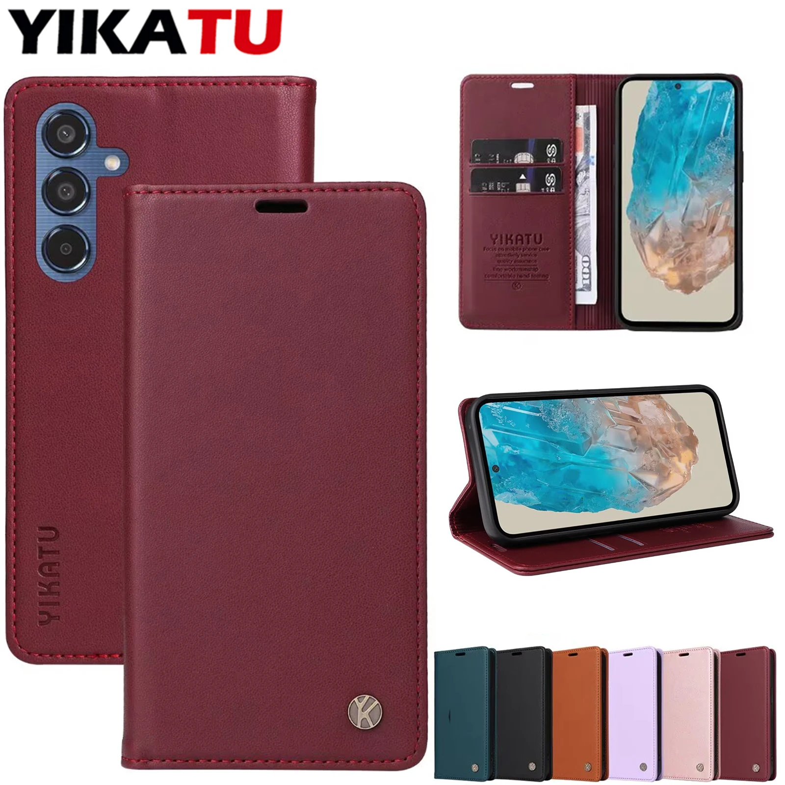 

Чехол-кошелек для Samsung Galaxy A91 A81 A73 5G A71 4G A70 A57 A56 A55 A54 A53 A52 A51 A50 A42 A41 A40 A37 A36 A35 A34 A33 A32