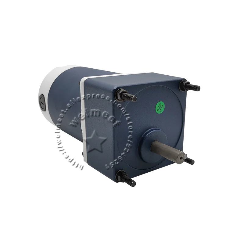 1Pcs DC12V/24V 10rpm-600rpm Φ80x158mm 60W CW/CCW Large Power Gearbox Speed Reduction Gear Motor Motor