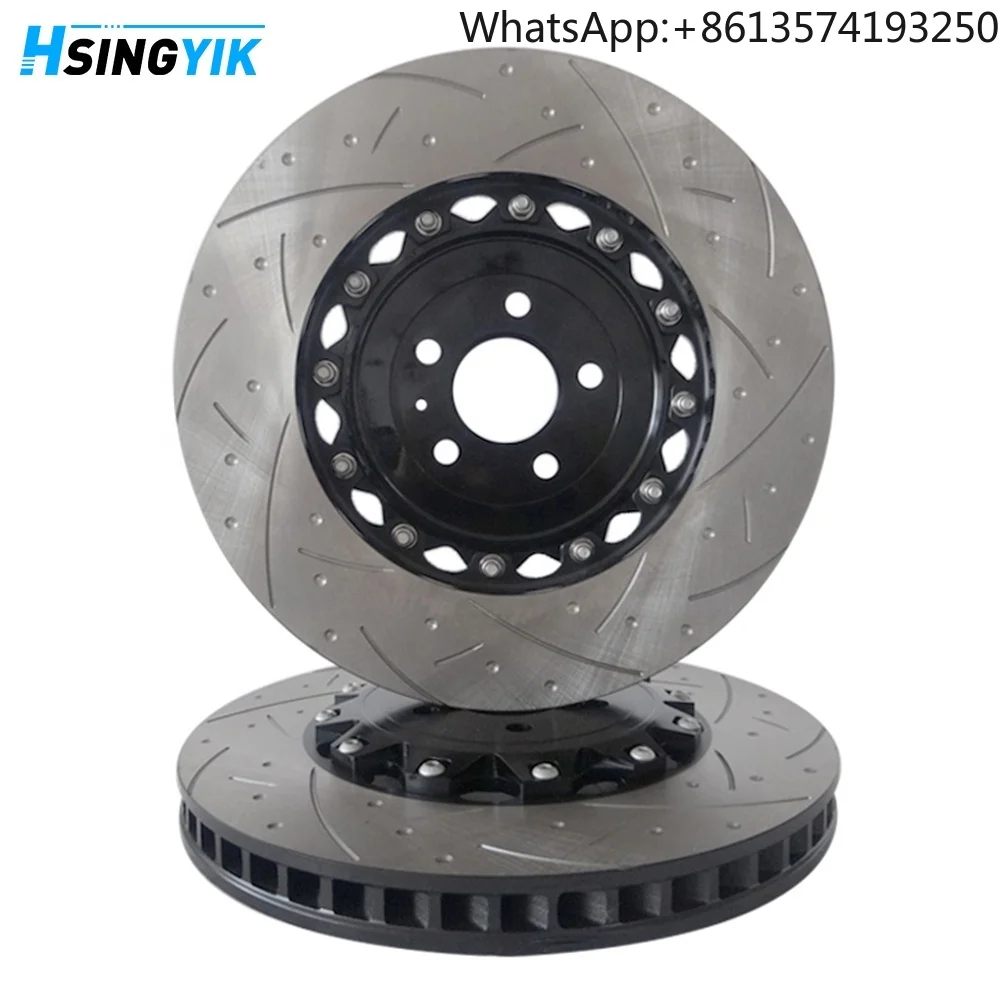 For 4H0615301AL 400mm 420mm Customized Floating Front Brake Disc Rotor for Audi S6 S7 C7 RS5 RS6 RS7