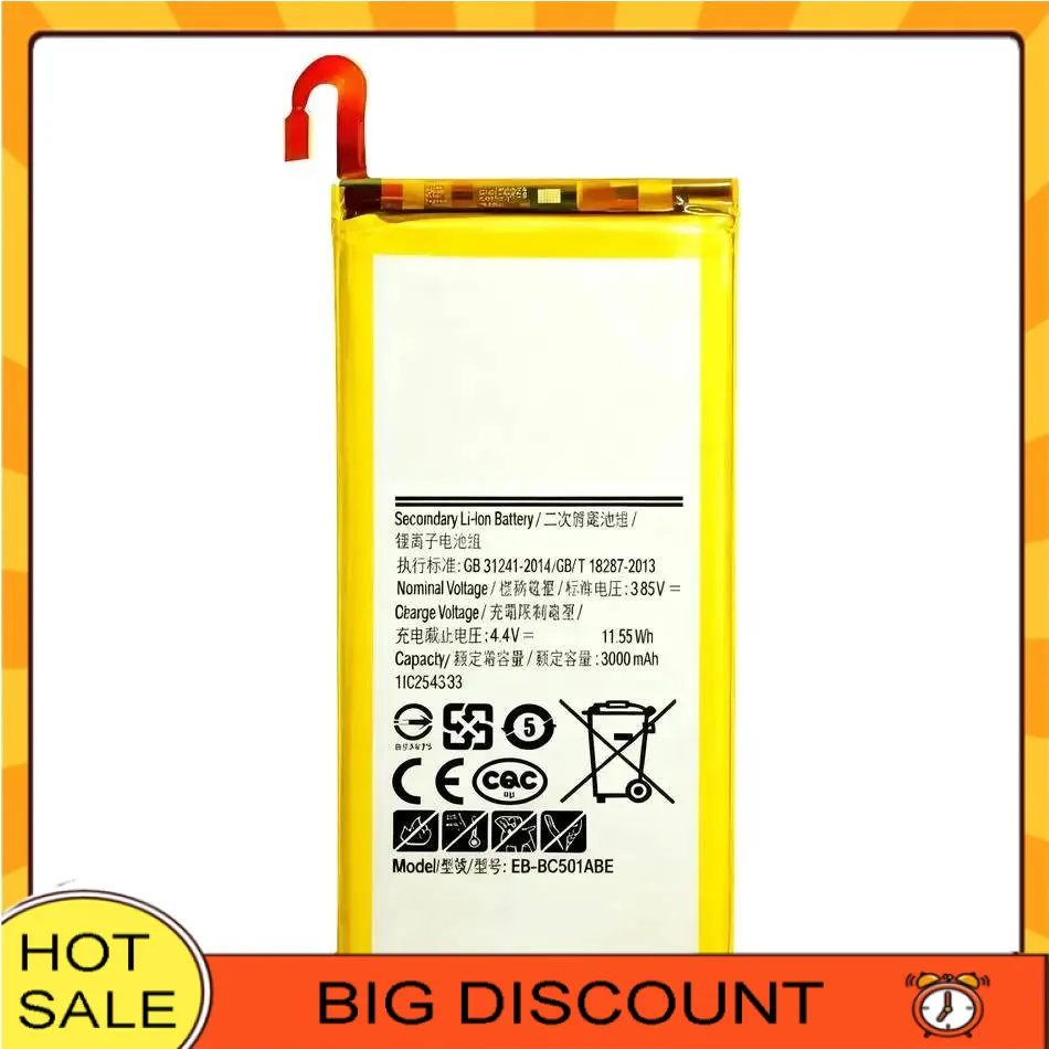 

Long-Lasting Performance 3000Mah Mobile Phone Battery EB-BC501ABE For Samsung Galaxy C5 Pro C501 C5010 Premium Replacement