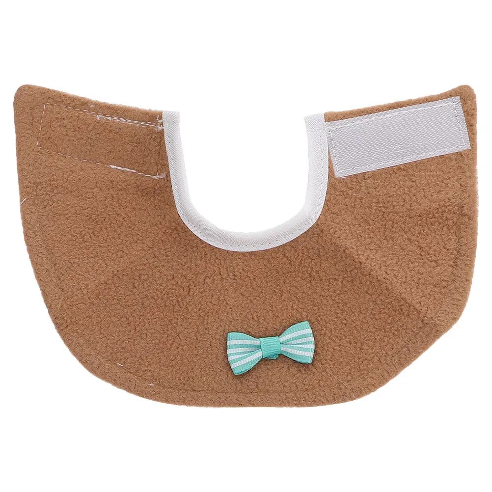

Anti Bite Collar for Parrot Bird Protective Anti Pecking Cone Neck M Brown Soft Breathable Washable Reusable Pet Supply